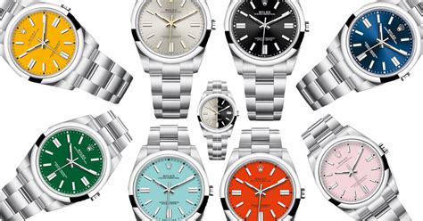 rolex normal|Rolex color chart.